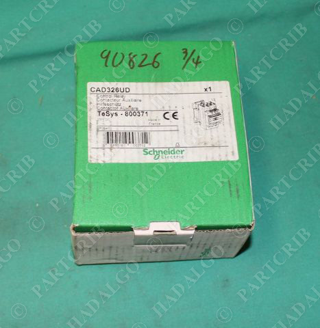 Schneider, CAD326UD, CAD-326UD, Control Relay Contactor NEW