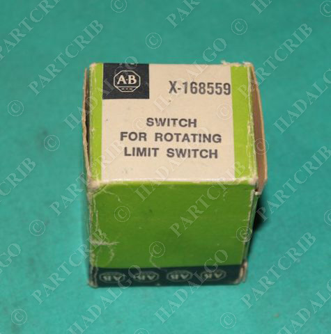Allen Bradley, X-168559, Limit Switch Contact Block Rotary Cam Switch NEW