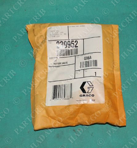 Graco, 239952, 239-952, Valve Repair Kit Husky Pump NEW