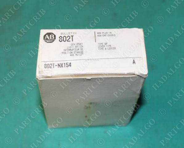 Allen Bradley, 802T-NX154, Devicenet Limit Switch Lever Type NEW