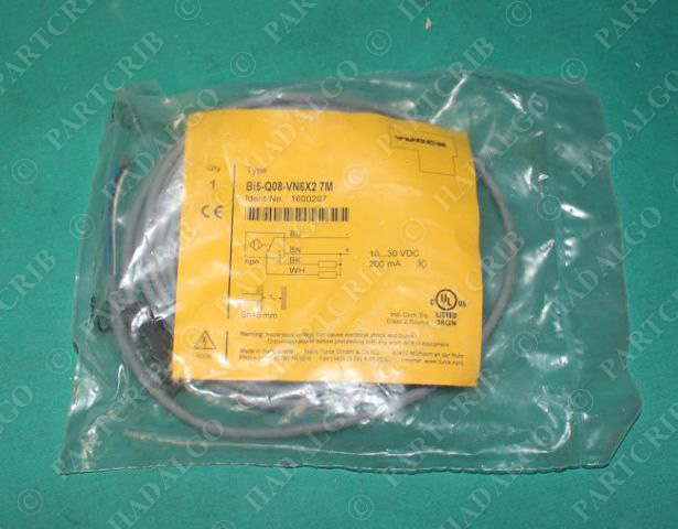 Turck, Bi5-Q08-VN6X2 7M, 1600207, Proximity Sensor Switch NEW
