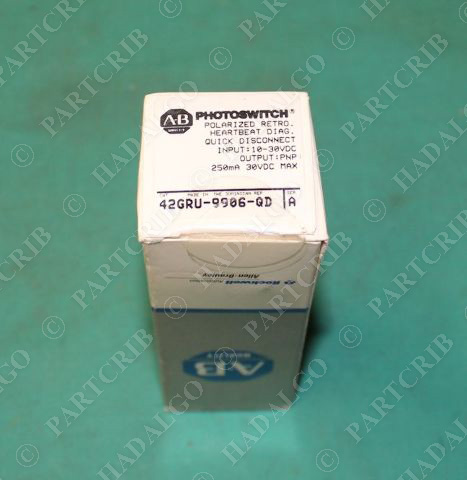 Allen Bradley, 42GRU-9906-QD, Photoelectric Switch Sensor NEW