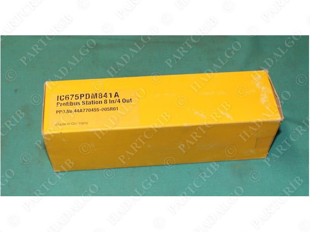 GE Fanuc, IC675PDM841A, BusStop Profibus Station 8 In/4Out NEW