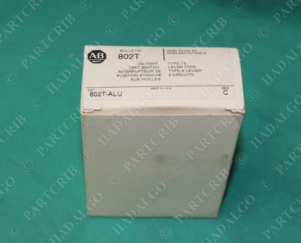 Allen Bradley, 802T-ALU, Oiltight Limit Switch Lever Type