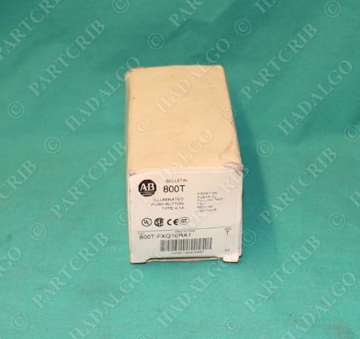 Allen Bradley, 800T-FXQ10RA1, Red Illuminated Push Button 2POS Red Cap Push Pull Emergency Stop