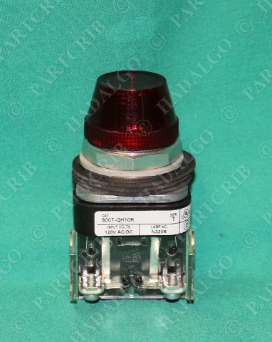 Allen Bradley, 800T-QH10R, Pilot Light Red NEW