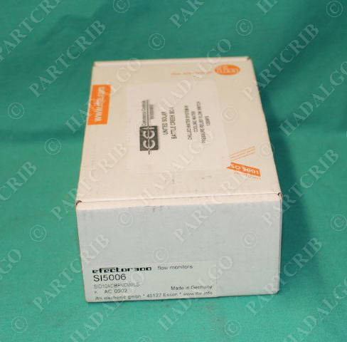 IFM, SI5006, SID10ADBFKOW/LS, Efector Flow Monitor Stainless Sensor NEW