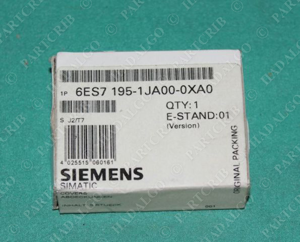 Siemens, 6ES7 195-1JA00-0XA0, Simatic Backplane Cover Box of 6 NEW