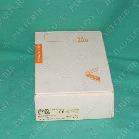 IFM, SI1006, SID10ADBFKOW/LS-100-IRF, Efector Flow Sensor