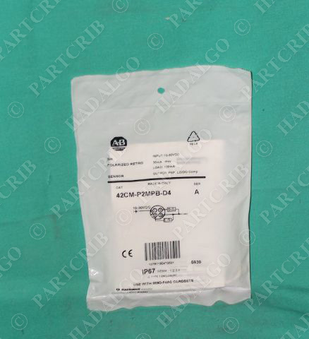 Allen Bradley, 42CM-P2MPB-D4, Polarized Photoelectric Sensor NEW