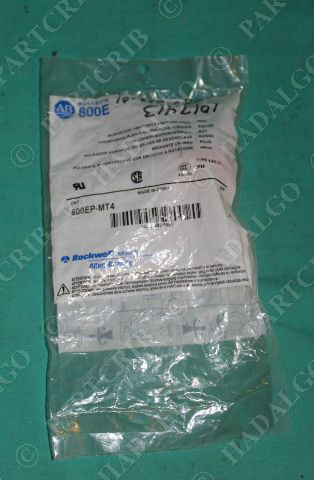 Allen Bradley, 800EP-MT4, Mushroom Head Switch Twist-Release Push button Red Stop Emergency