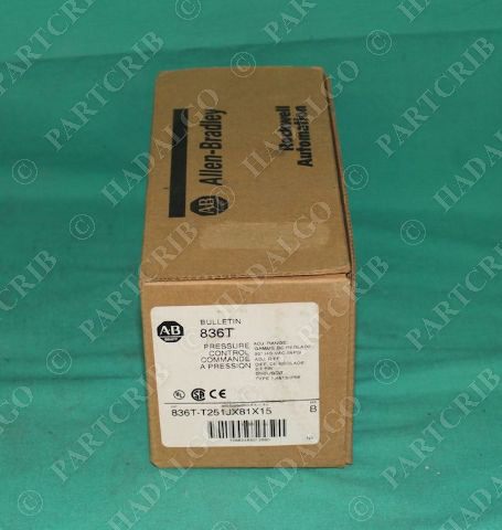 Allen Bradley, 836T-T251JX81X15, Pressure Control Switch NEW