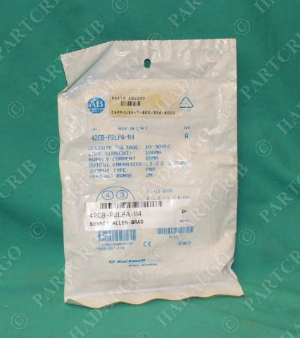 Allen Bradley, 42CB-P2LPA-M4, Photoelectric Sensor Switch NEW