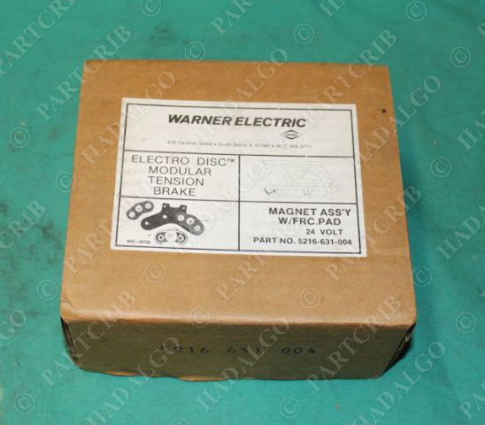 Warner Electric, 5216-631-004, Electro Disc Modular Tension Brake Size MTB NEW