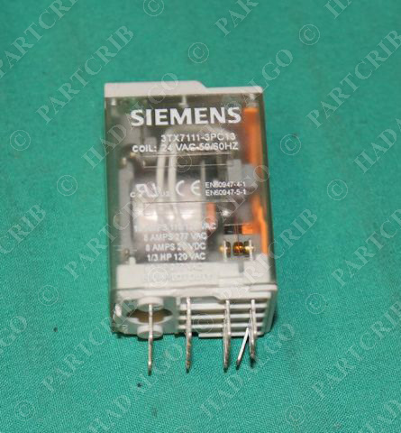 Siemens, 3TX7111-3PC13, Plug In Relay 4PDT 24VAC
