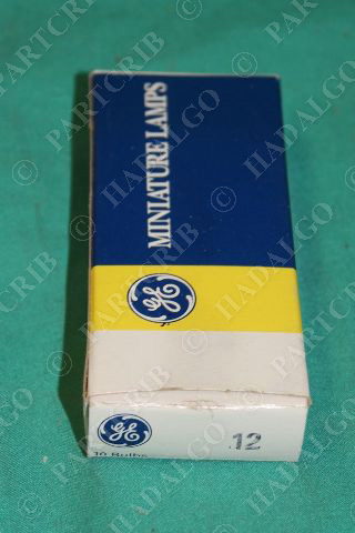 GE General Electric, 12, Miniature Bulb Box of 10 NEW