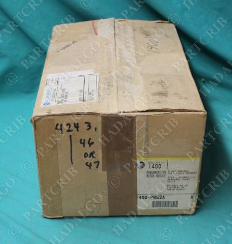 Allen Bradley, 1400-PB52A, Power Monitor Block Module NEW