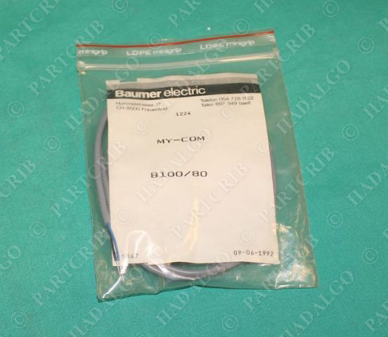 Baumer Electric MY-COM B100/80 Precision Switch, Cable 80cm NEW