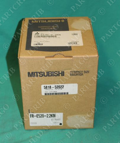 Mitsubishi, FR-E520-2.2KN, Freqrol-E500 Inverter VFD Drive 2.2kW 3PH NEW