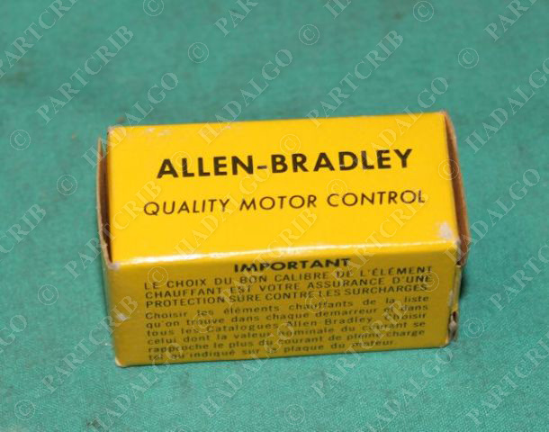 Allen Bradley, N74, Overload Heating Element Starter Motor NEW
