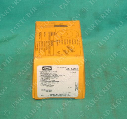 Hubbell HBL7413C Connector 20Amp 20a 120/208V NEW