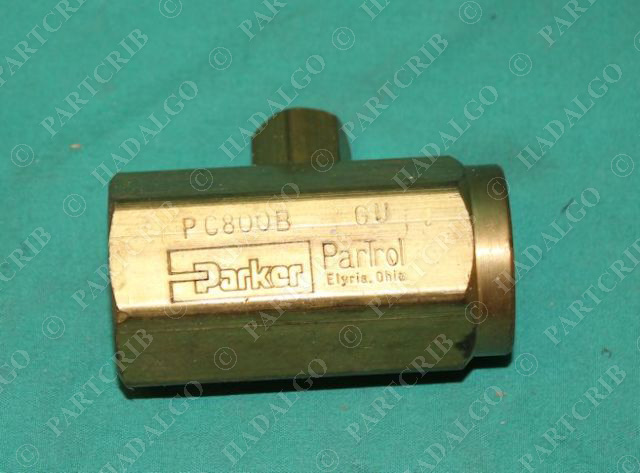 Parker, PC800B, PC800B-GU, Check Valve