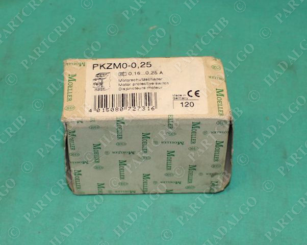 Klockner Moeller PKZM0-0.25 Manual Motor Starter 0.16-0.25A Overload NEW