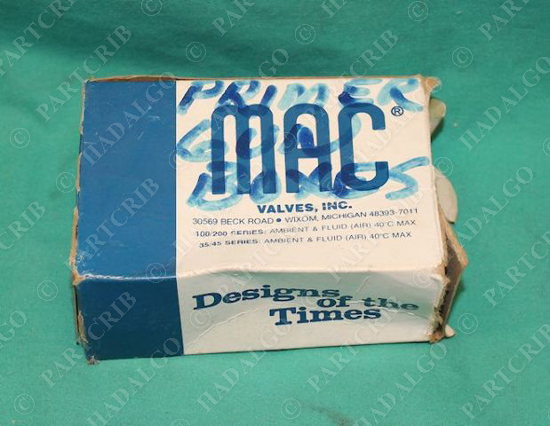 Mac 130B-506AAAA Pneumatic Solenoid Valve 506AA NEW