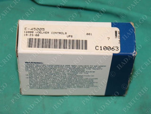 Mac E-45005 16000 Voelker Controls Rebuild Kit NEW