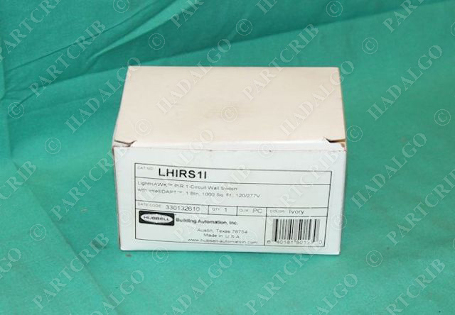 Hubbell LHIRS1L Lighthawk PIR Wall Switch Intellidapt Occupancy Sensor Motion