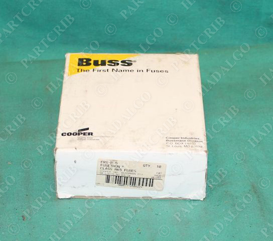 Bussman, FRS-R-5, 5 Amp 5a Fusetron Dual Element Time -Delay Fuse NEW