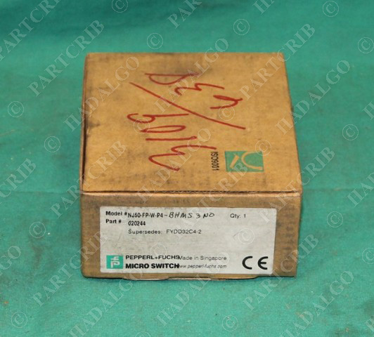 Pepperl & Fuchs, NJ50-FP-W-P4-BHMS3NO, 020244, 19036S Proximity Sensor Switch FYDD32C4-2