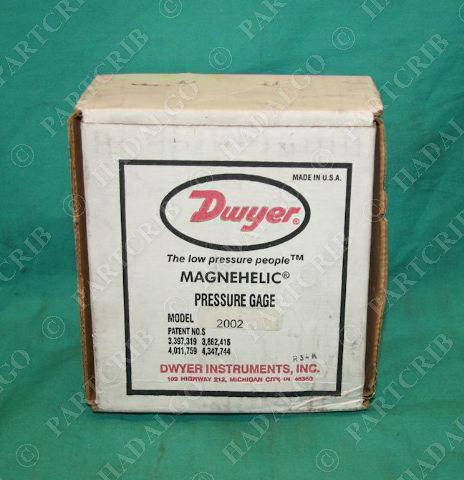Dwyer Model 2002 Magnehelic Pressure Gauge NEW