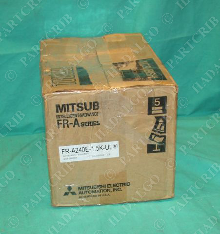 Mitsubishi, FR-A240E-1.5K-UL, Inverter 380-460V drive amplifier vfd 2hp motor NEW