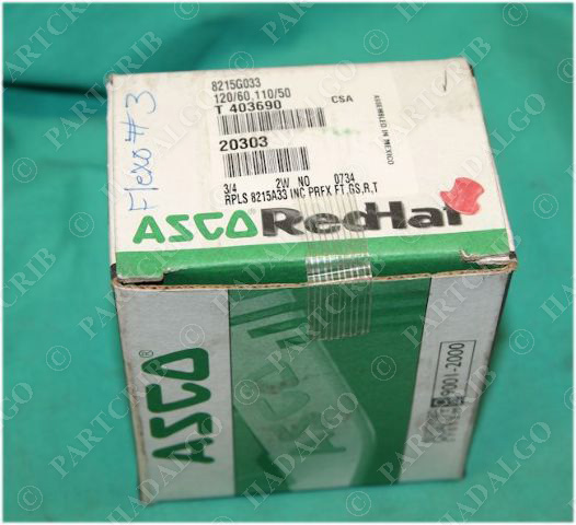 ASCO 8215G033 Solenoid Valve 3/4