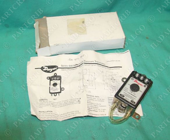 Dwyer 648-1 Series Differential Pressure Transmitter NEW
