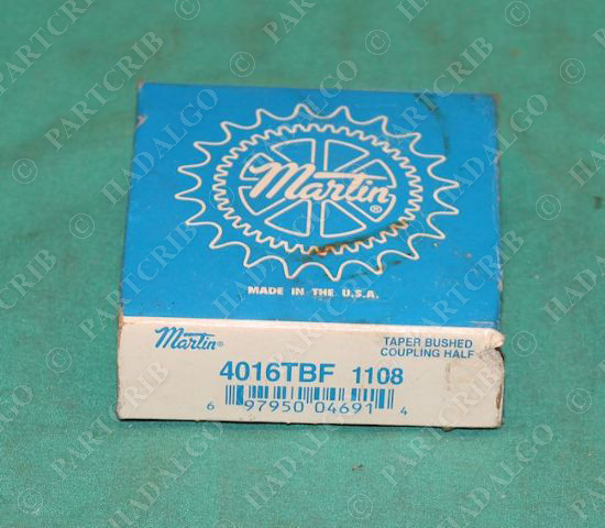 Martin Sprocket 4016TBF-1108 Taper Bushing Coupling Half NEW