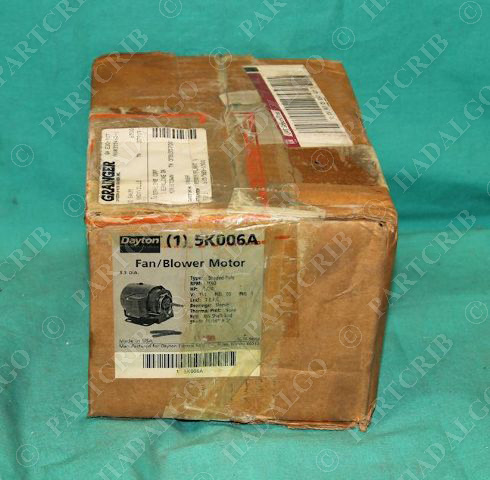 Dayton 5K006A Shaded Pole Fan/Blower Motor 1550RPM 1/20HP NEW