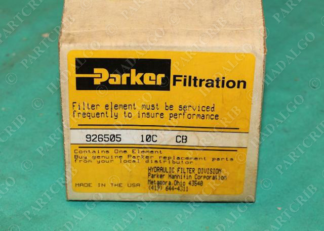 Parker 926505 10C CB Hydraulic Filter Hydraulic Element Cartridge NEW