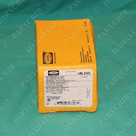 Hubbell HBL2343 Insulgrip Twist-Lock 20A 480VAC NEW