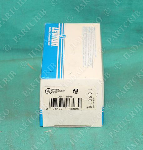 Leviton Porcelain Lamp Holder Mogul Base High Pressure Sodium Bulb 061-8746