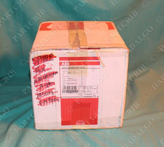 ABB SACE Isomax S4 N S4N 250 Circuit Breaker PR211 250a Amp 3 Pole NEW
