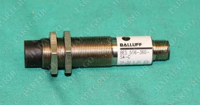 Balluff, BES-516-360-S4-C, 10-30VDC Inductive Sensor