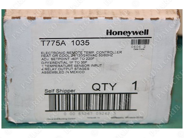 Honeywell T775A-1035 Remote Temperature Controller 24/120/240 VAC 50/60Hz NEW