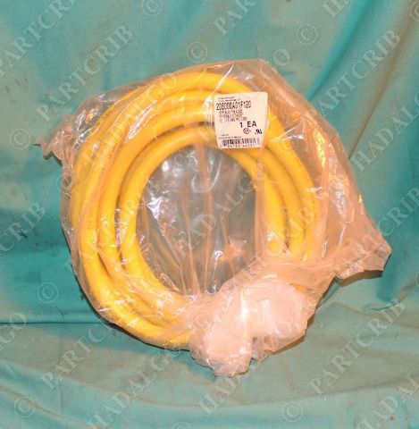 Brad Harrison, 208000A01F120, 43003, Cordset 8P 8 Pin 16/8 awg Female Connector Cable Straight Woodhead