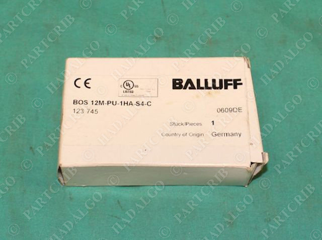 Balluff BOS 12M-PU-1HA-S4-C Photoelectric Proximity Sensor 10-30VDC NEW