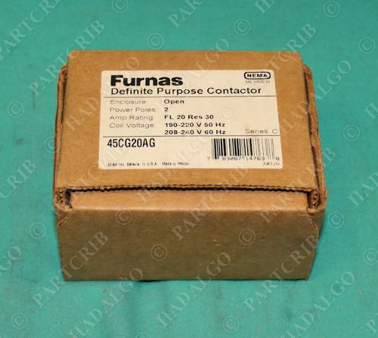 Siemens Furnas 45CG20AG Definite Purpose Contactor 2Poles Ser.C NEW