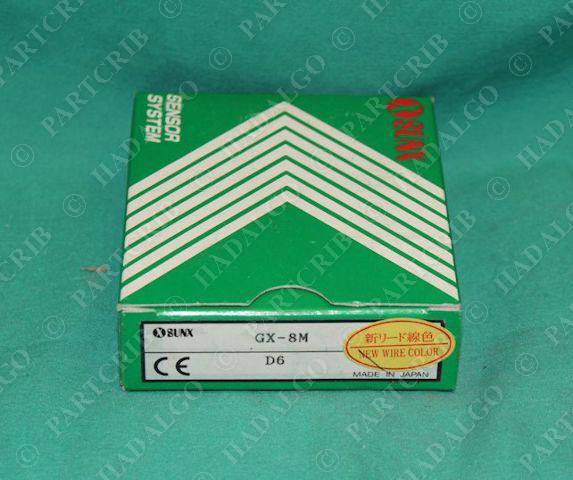 SunX GX-8M Inductive Proximity Sensor Switch 10-30VDC NEW
