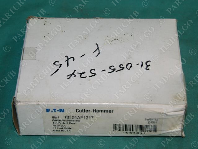 Cutler Hammer 13101AF1217 Diffuse Reflective Proximity Sensor Prox Comet NEW
