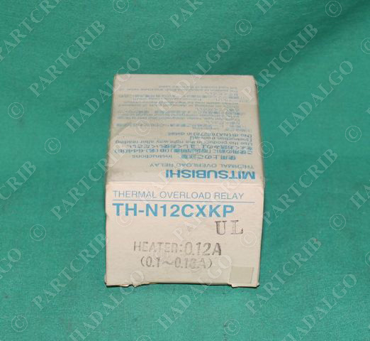 Mitsubishi, TH-N12CXKPUL, TH-N12CXKP, Thermal Motor Overload Relay 0.1-0.12a NEW